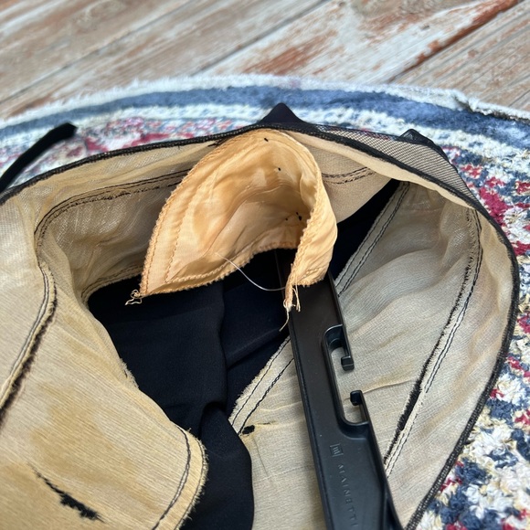 Late 40’s/Early 50’s Black Dress with Belt - Picture 14 of 16